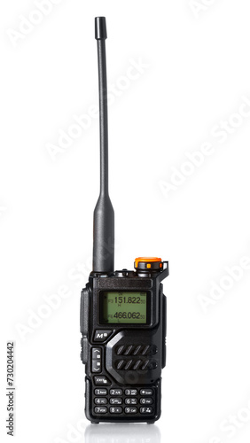 Walkie-talkie - Portable two-way radio isolated photo