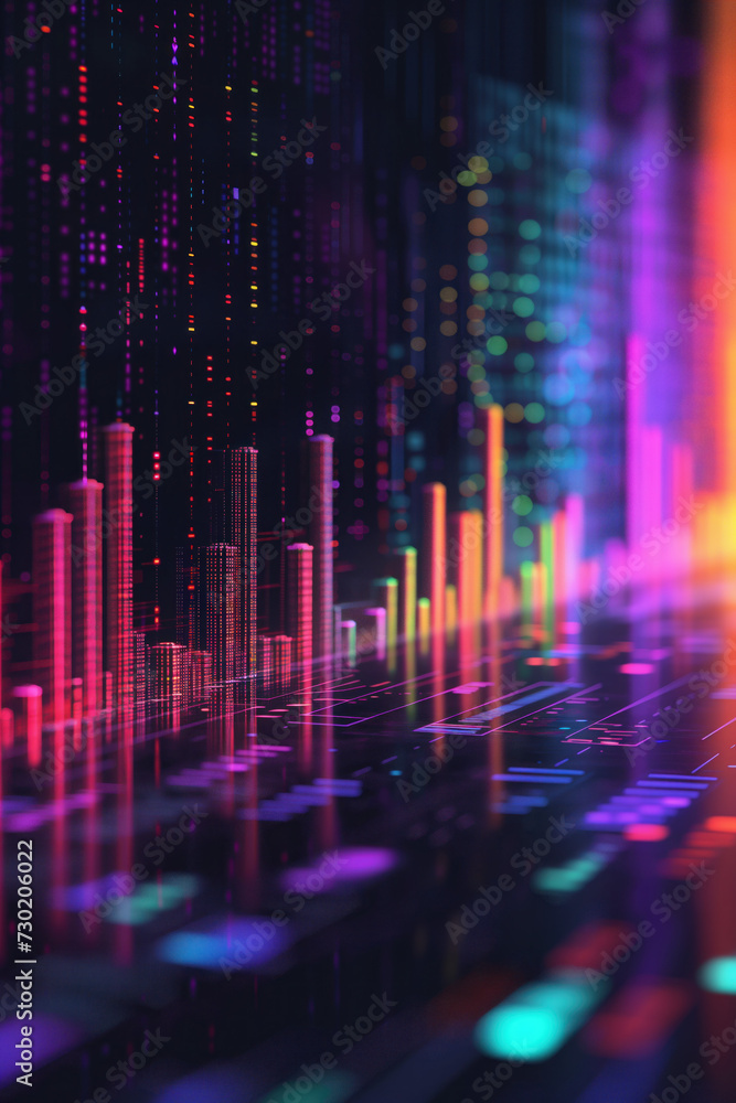 A modern minimal abstract background. Artificial Intelligence, Crypto Currency, Stock Exchange, Future Forecast. Background image. Created with Generative AI technology A modern minimal abstract background. Artificial Intelligence, Crypto Currency, Stock Exchange, Future Forecast. Background image. Created with Generative AI technology