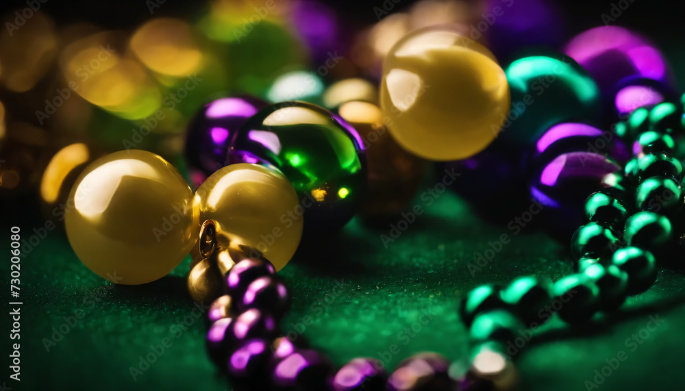Fototapeta premium Mardi Gras Beads