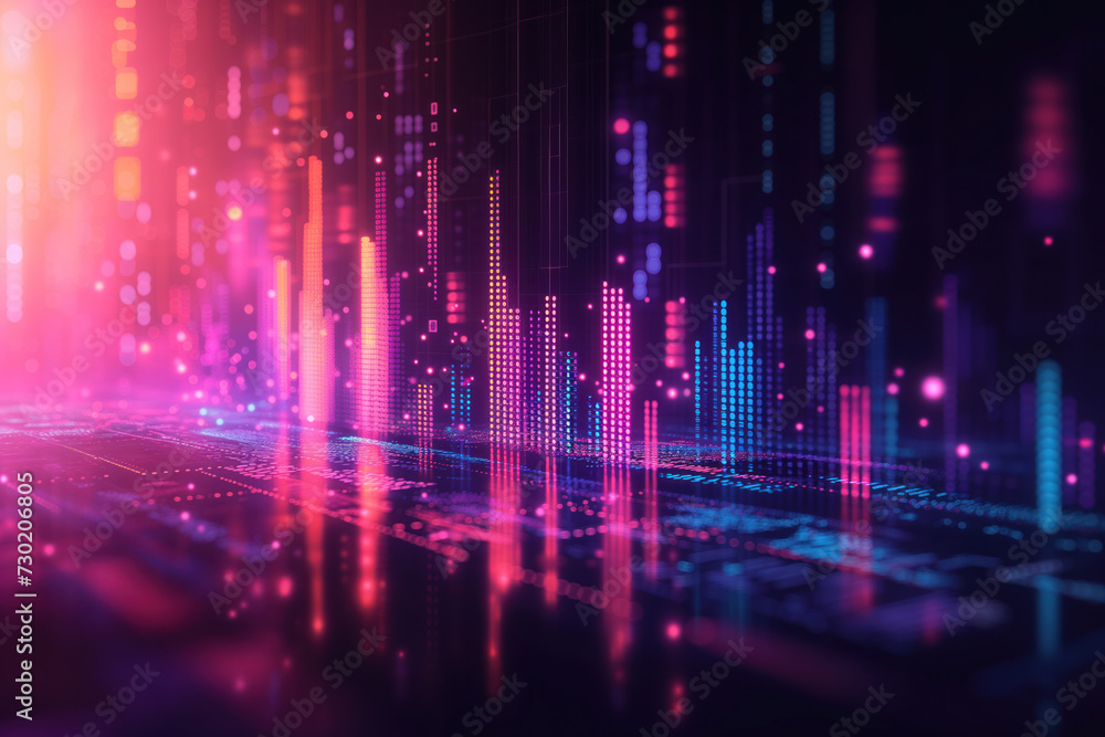 A modern minimal abstract background. Artificial Intelligence, Crypto Currency, Stock Exchange, Future Forecast. Background image. Created with Generative AI technology A modern minimal abstract background. Artificial Intelligence, Crypto Currency, Stock Exchange, Future Forecast. Background image. Created with Generative AI technology