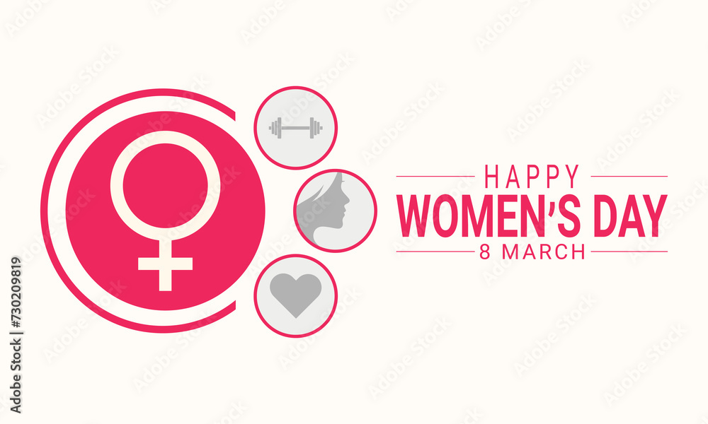International Women's Day is celebrated on the 8th of March, Happy Women's Day Vector illustration design. International Women's Day is celebrated on the 8th of March, Happy Women's Day Vector illustration design.