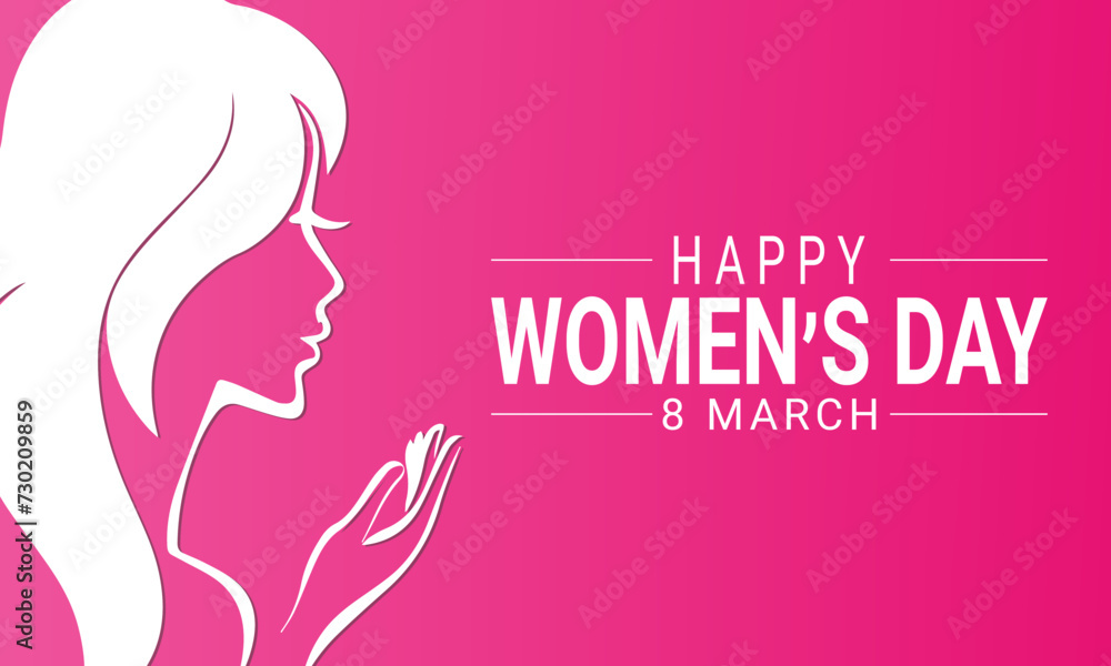 International Women's Day is celebrated on the 8th of March, Happy Women's Day Vector illustration design. International Women's Day is celebrated on the 8th of March, Happy Women's Day Vector illustration design.