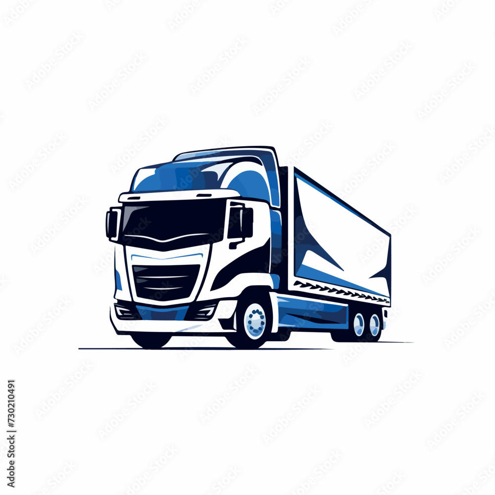 Tractor trailer in cartoon, doodle style. Image for t shirt. Isolated 2d vector illustration in logo, icon, sketch style, Eps 10. AI Generative Tractor trailer in cartoon, doodle style. Image for t shirt. Isolated 2d vector illustration in logo, icon, sketch style, Eps 10. AI Generative