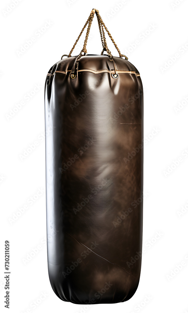 Boxing Heavy Bag Isolated on Transparent Background