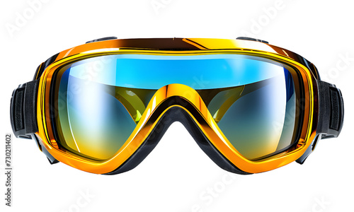 Ski Goggles Isolated on Transparent Background