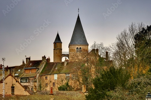 Le village de Buxy en Bourgogne Côte Chalonnaise.