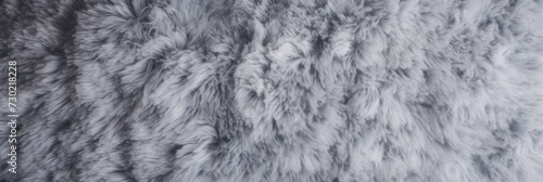 Gray plush carpet