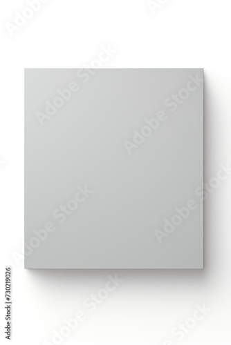 Gray square isolated on white background © GalleryGlider