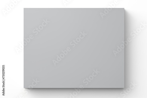 Gray square isolated on white background © GalleryGlider