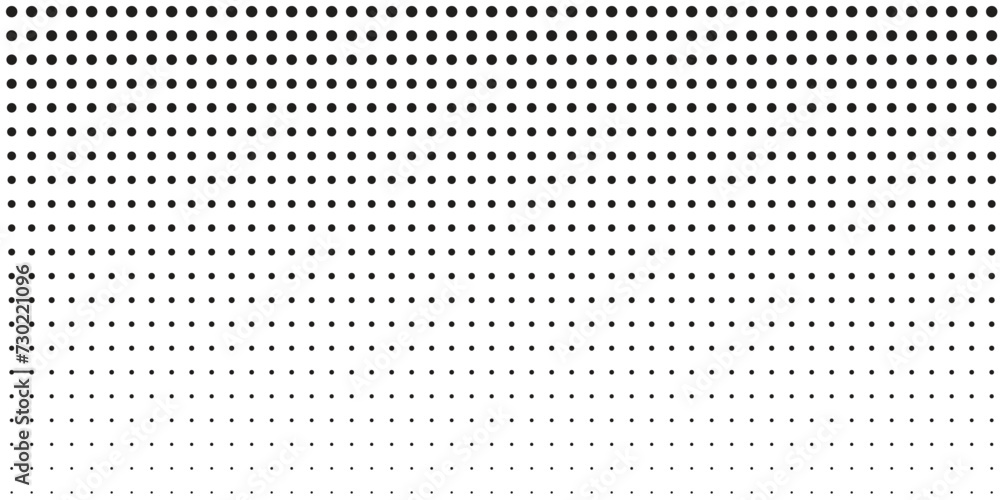 Dot pattern seamless background. Polka dot pattern template Monochrome dotted texture design dots circle arts - obrazy, fototapety, plakaty 