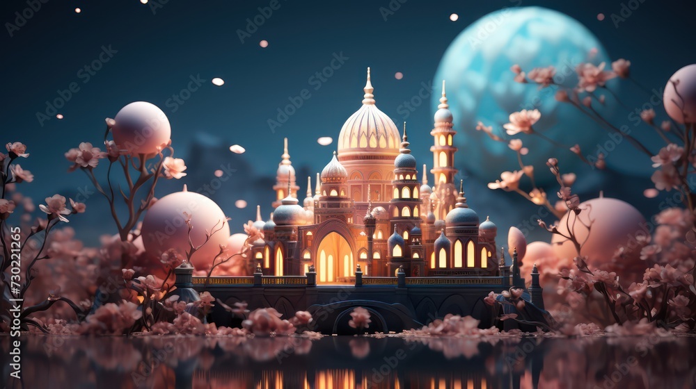 Cute and artistic Islamic backgrounds