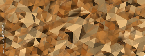 gold polygon geometric abstract background