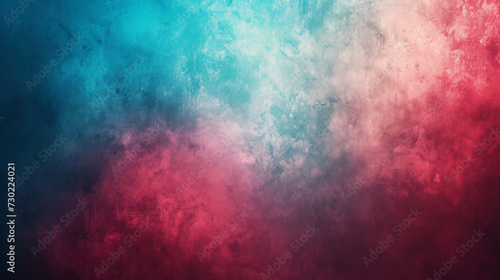 Gradient background from turquoise to crimson
