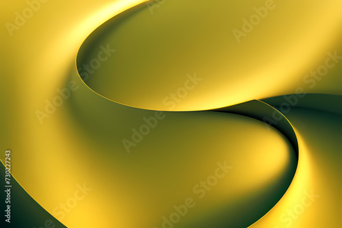 Shiny gold wave lines, light lines and technology background, energy and digital concept for technology business template. Vector illustration.