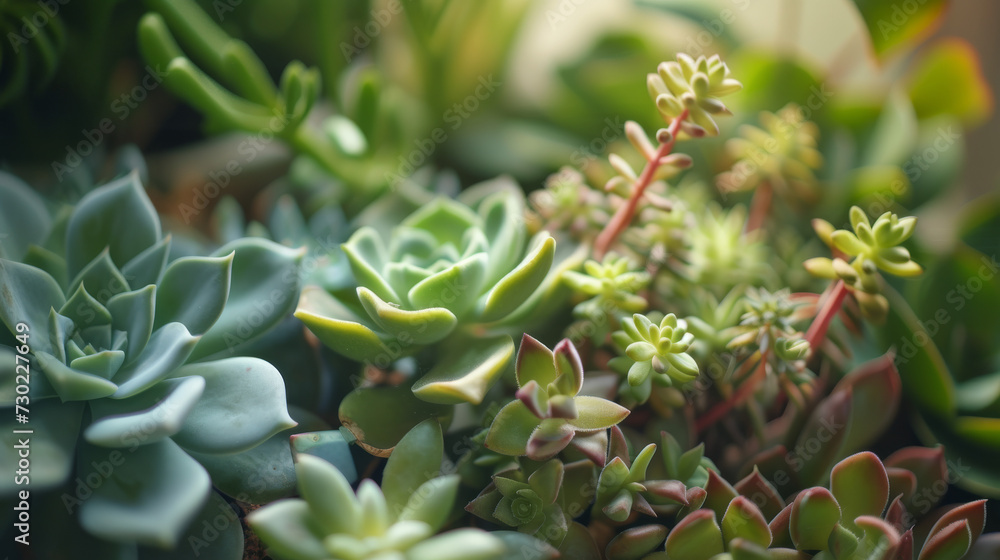 Closeup shot of succulent plants Closeup shot of succulent plants
