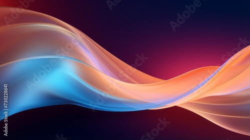 Elegantly futuristic abstract backdrop with flowing lines