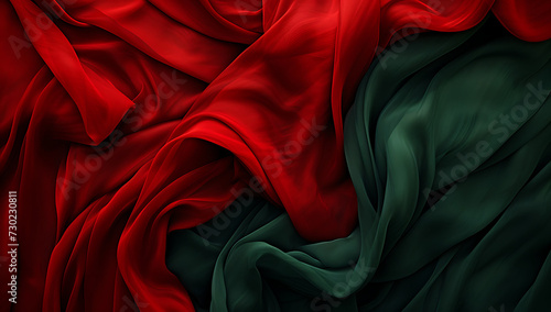 a close up image of red cloth texture in photo