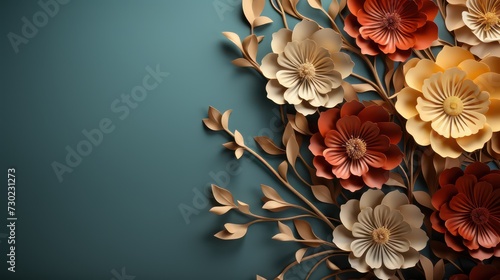 Islamic colorful pattern and flowers backgrounds