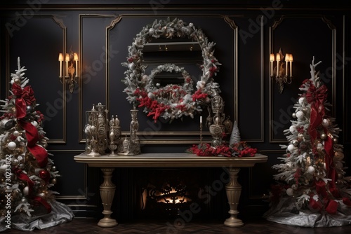 Stylish holiday decor enhancing the Christmas spirit