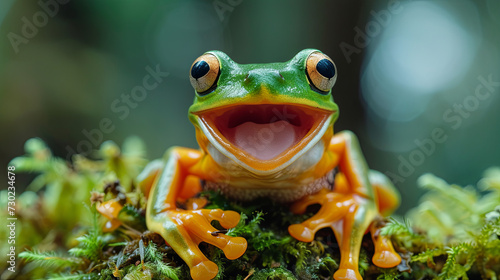  green tree frog  © Kateryna Kordubailo
