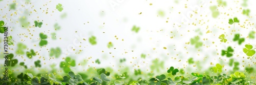 st patrick's day background for the design Generative AI photo