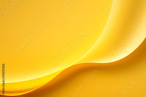 Shiny yellow wave lines, light lines and technology background, energy and digital concept for technology business template. Vector illustration.