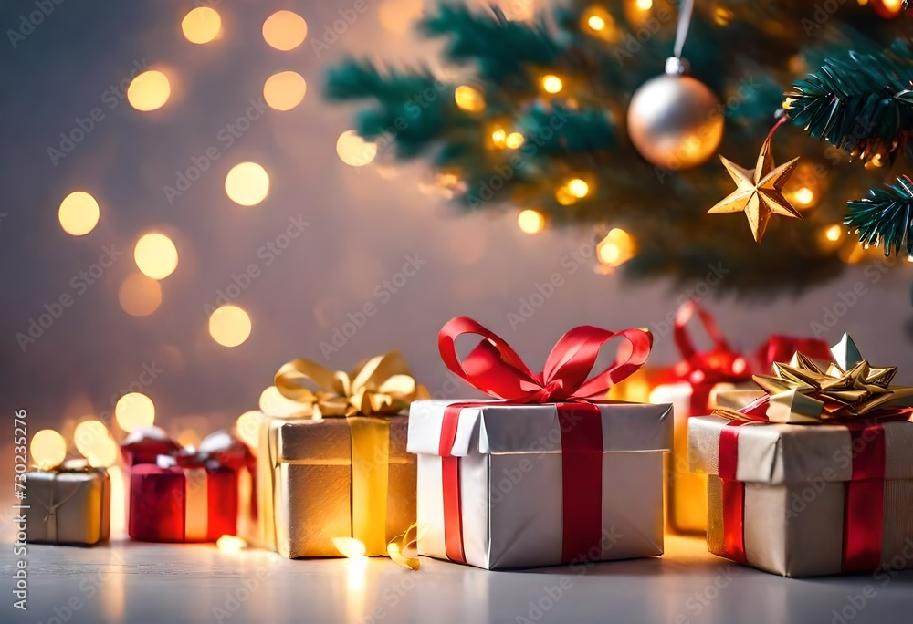 Christmas tree with gifts Christmas tree with gifts
