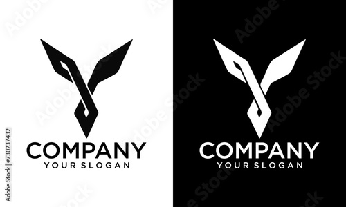 Alphabet PJ JP letter logo design vector template. Initials monogram icon.