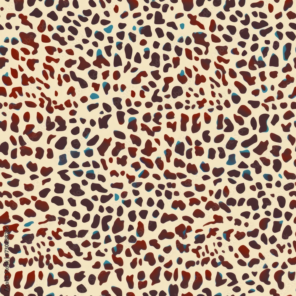 Abstract Leopard Spots with Blue Accents. Abstract brown leopard spots with playful blue highlights. Abstract Leopard Spots with Blue Accents. Abstract brown leopard spots with playful blue highlights.