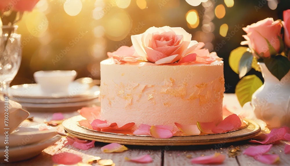wedding cake with pink roses wedding cake with pink roses