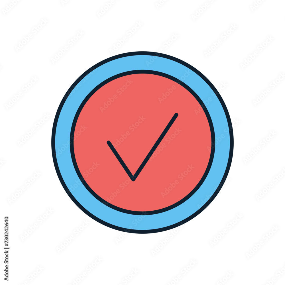 Check Mark related vector icon. Isolated on white background. Vector illustration Check Mark related vector icon. Isolated on white background. Vector illustration