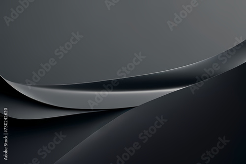 Shiny black wave lines, light lines and technology background, energy and digital concept for technology business template. Vector illustration.