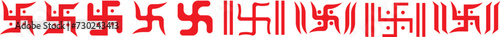 Hindu Religion important Symbol Swastika 