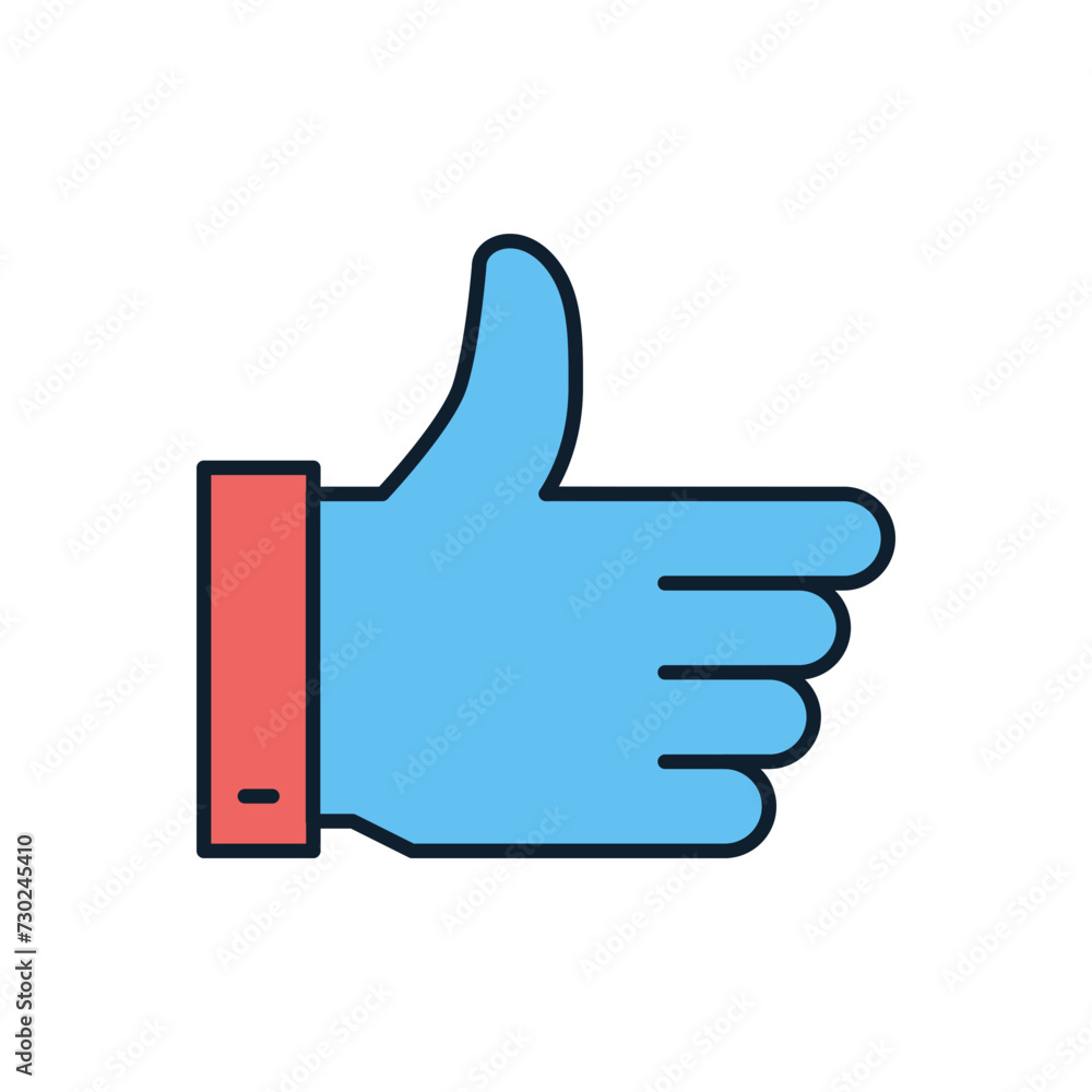 Like related vector icon. Isolated on white background. Vector illustration Like related vector icon. Isolated on white background. Vector illustration