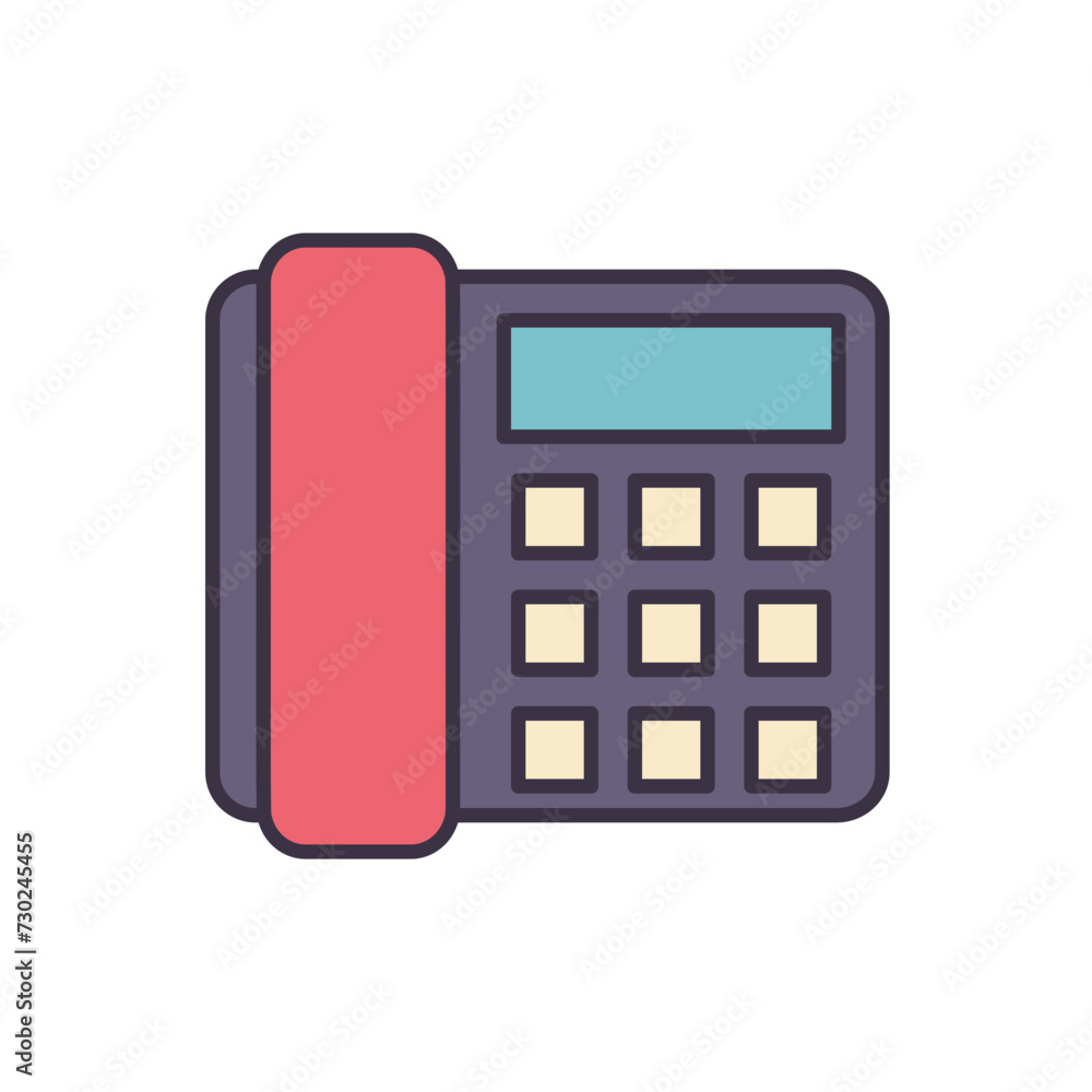 Office Phone related vector icon. Isolated on white background. Vector illustration Office Phone related vector icon. Isolated on white background. Vector illustration