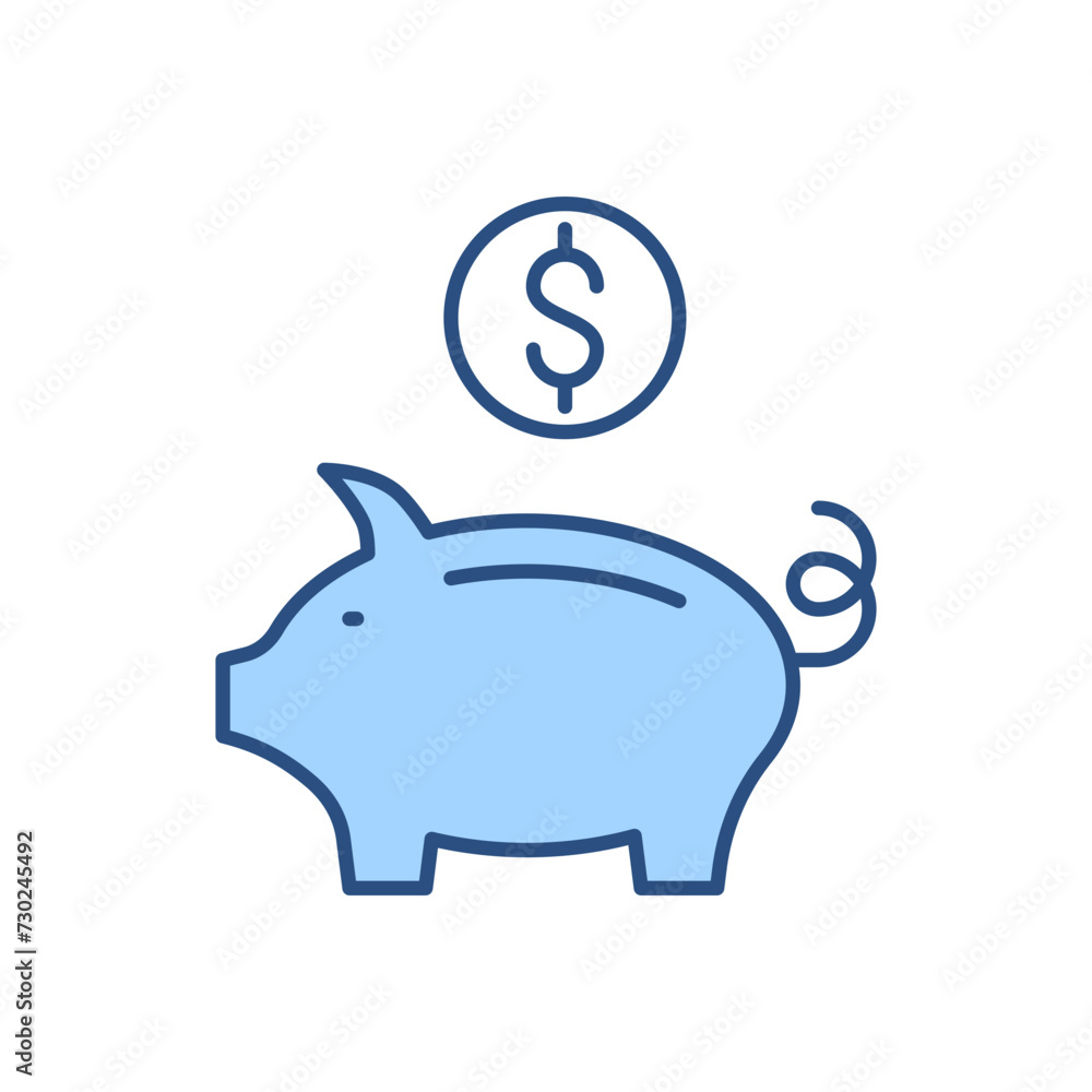 Piggy Bank related vector icon. Isolated on white background. Vector illustration Piggy Bank related vector icon. Isolated on white background. Vector illustration