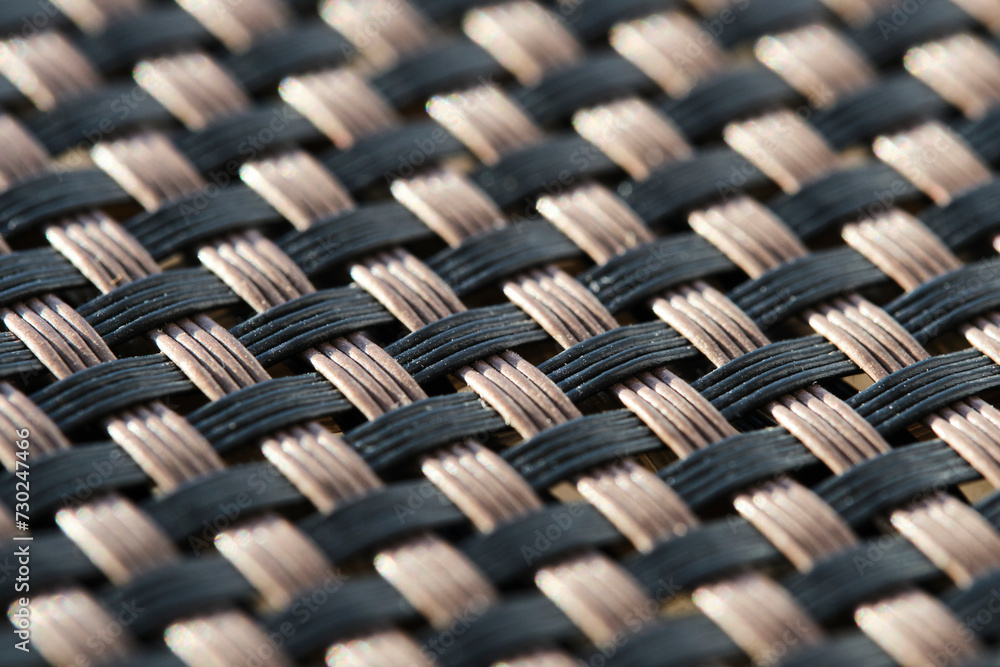 Abstract plastic braided background in close-up. Abstract plastic braided background in close-up.