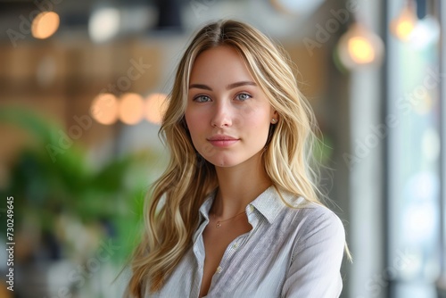 Free Download Corporate Business Photography of a Fashion-Forward Business Woman Balancing Style and Professionalism, Generative AI - GFXLoad