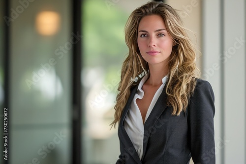 Corporate Business Photography of a Fashion-Forward Business Woman Balancing Style and Professionalism, Generative AI © Giantdesign