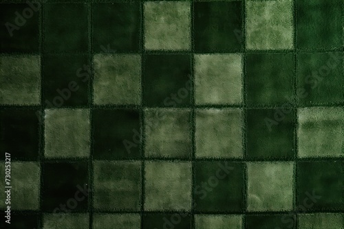 Green square checkered carpet texture © GalleryGlider