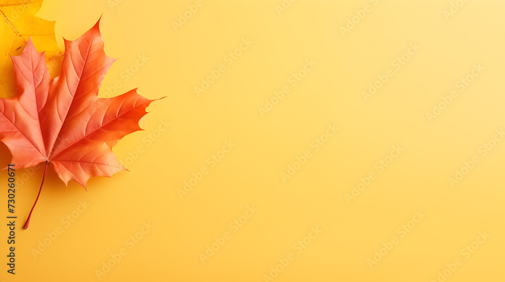 autumn leaves on a white background,,
A yellow background with autumn leaves on it
