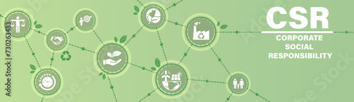 Template design for Sustainability development and Global Green Industries Business concept,  EPS 10 Vector illustration