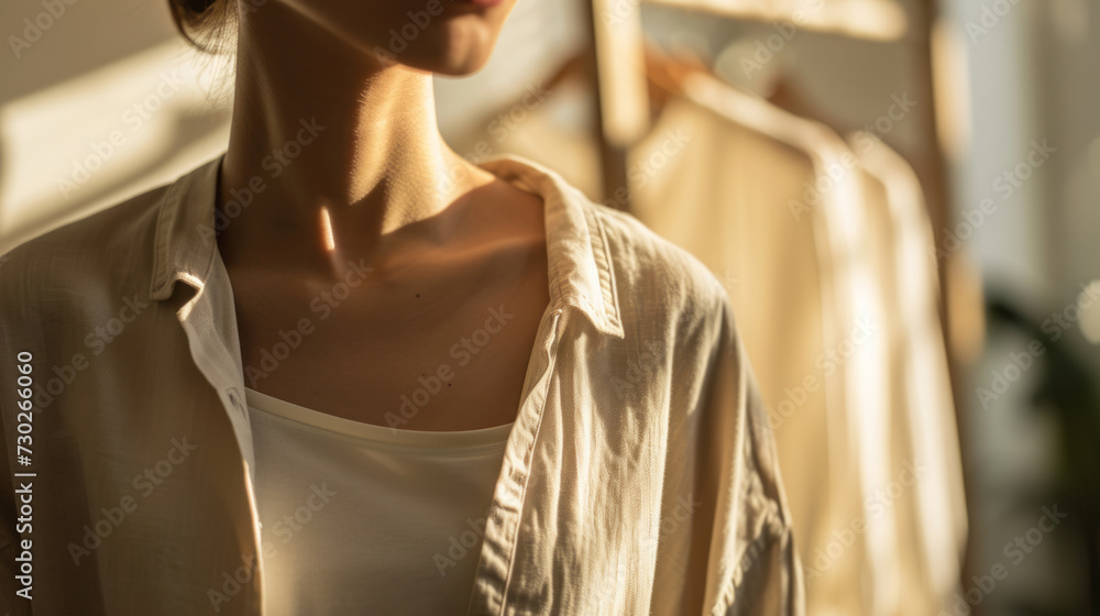 A portrait of a female fashion designer in her studio exudes confidence and creativity, her smile illuminating the room filled with innovative fashion pieces A portrait of a female fashion designer in her studio exudes confidence and creativity, her smile illuminating the room filled with innovative fashion pieces