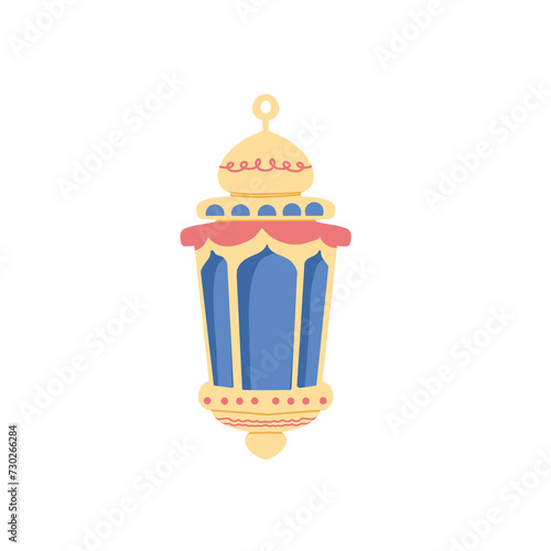 Hand drawn Islamic lantern ilustration  photo