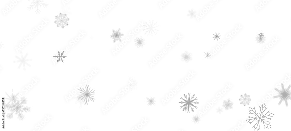 Dancing Snowflakes: Enthralling 3D Illustration of Falling Christmas Snow Crystals Dancing Snowflakes: Enthralling 3D Illustration of Falling Christmas Snow Crystals