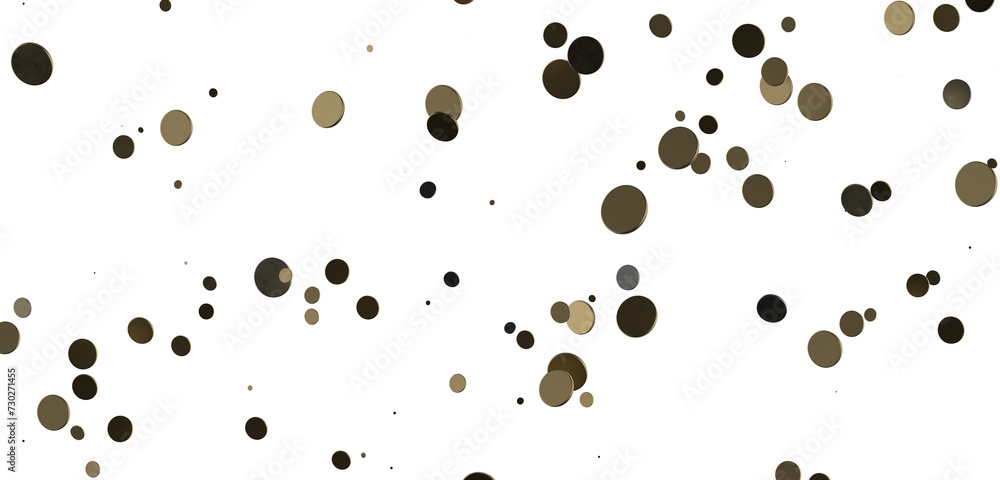 Euphoric Eruption: Magnificent 3D Illustration Showcasing Bursting gold Confetti Euphoric Eruption: Magnificent 3D Illustration Showcasing Bursting gold Confetti
