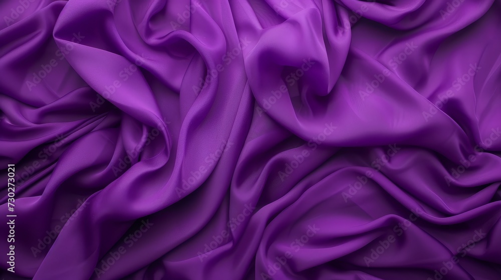 Royal purple satin with rich folds creating a luxurious and regal texture. Royal purple satin with rich folds creating a luxurious and regal texture.