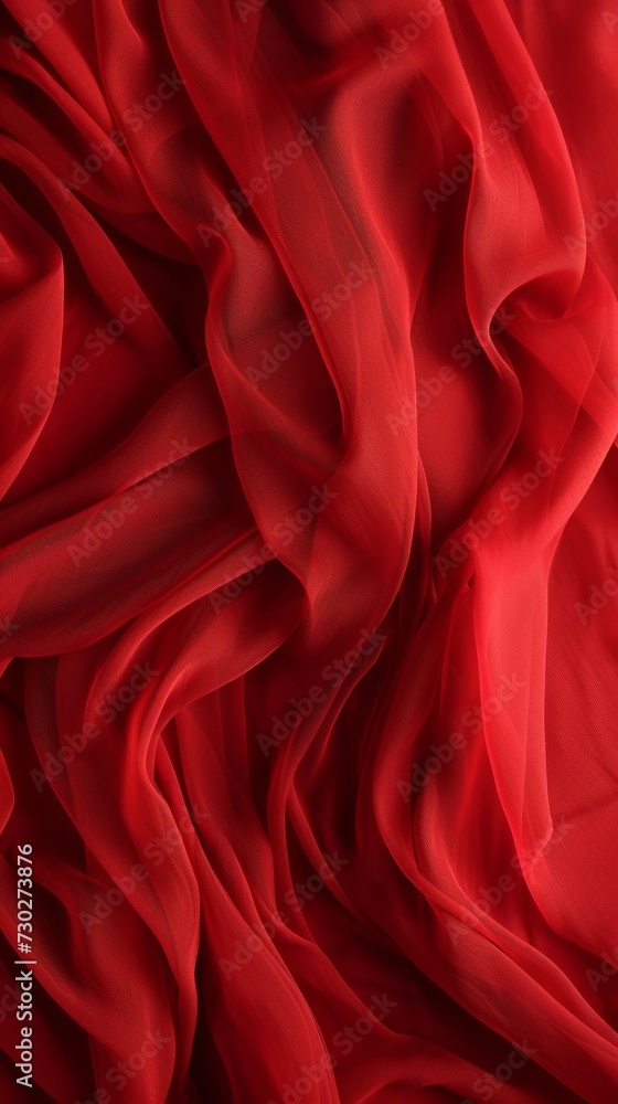 Luxurious crimson silk fabric draped gracefully, with delicate folds highlighting the smooth texture. Luxurious crimson silk fabric draped gracefully, with delicate folds highlighting the smooth texture.