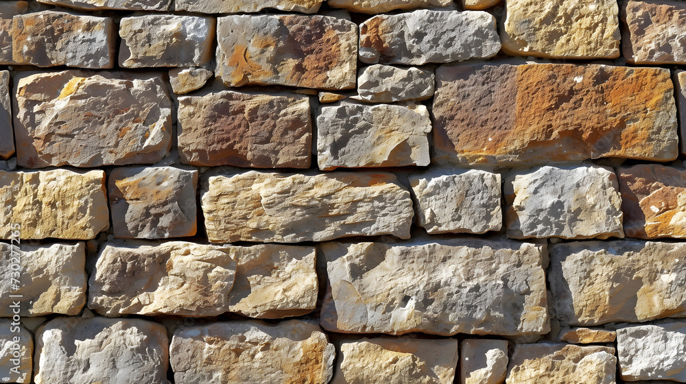 Close-Up of Wall Made of Rocks
