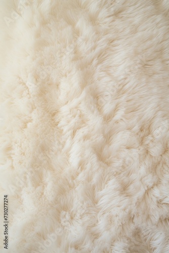 Ivory plush carpet